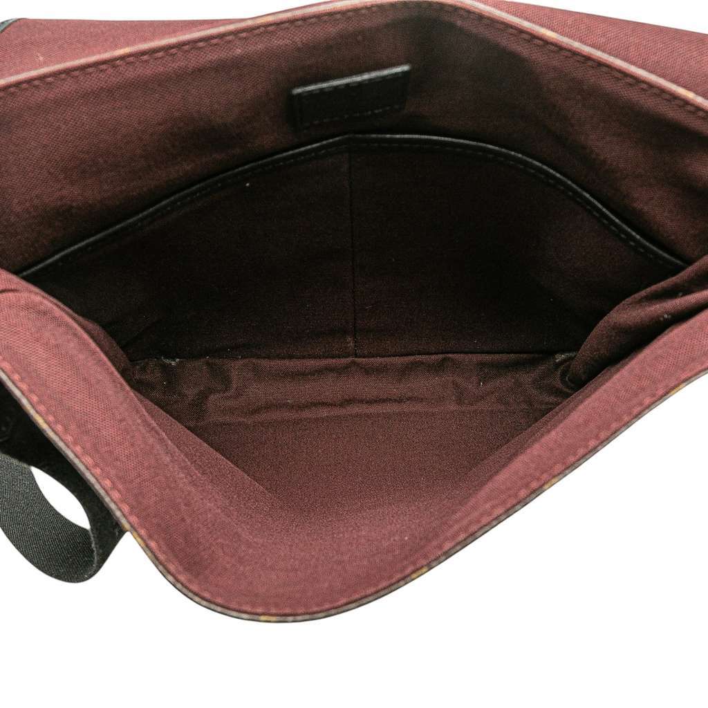 Louis Vuitton Monogram Macassar Bass MM Brown Canvas Good - Model View