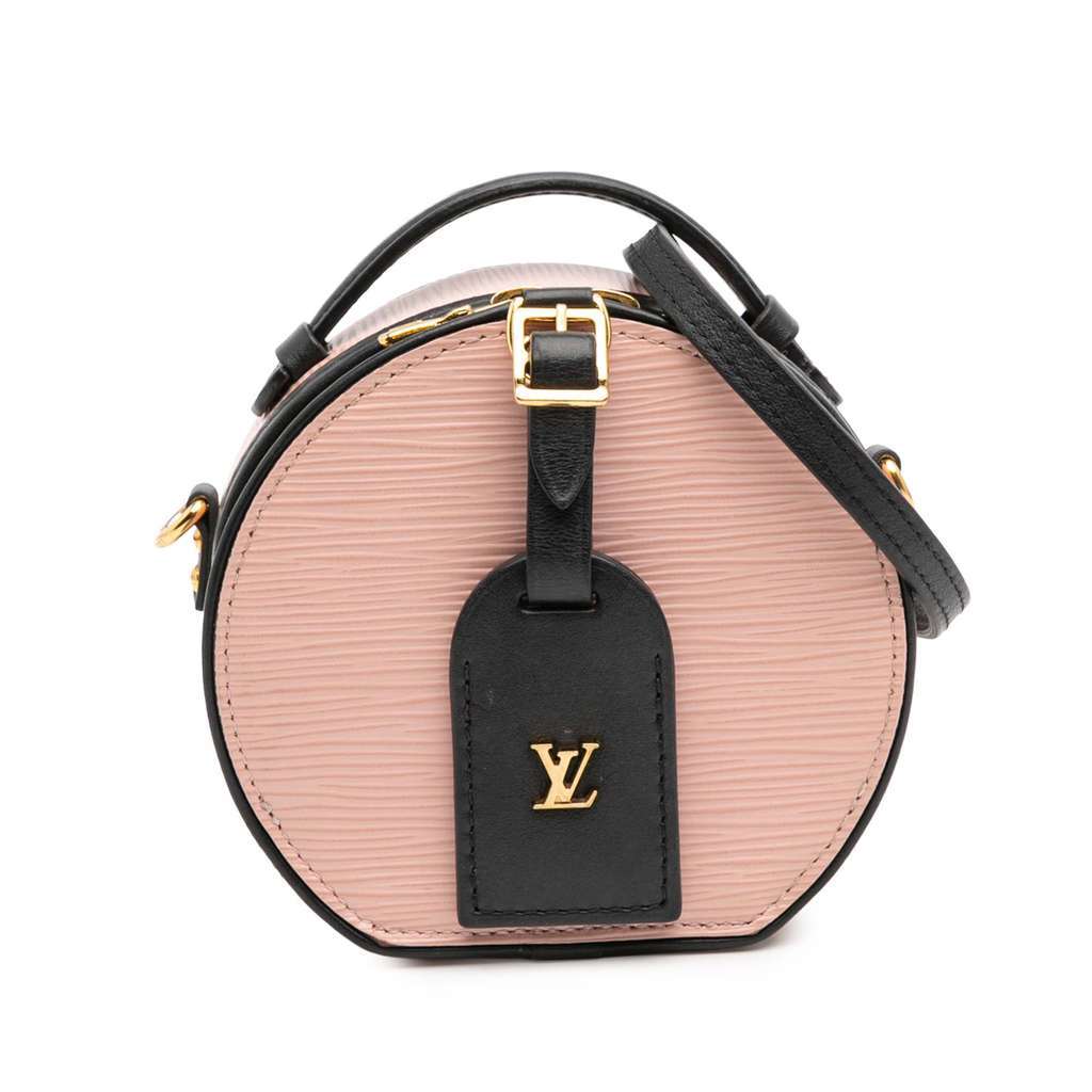 Louis Vuitton Epi Mini Boite Chapeau Pink Leather Very good - Front View