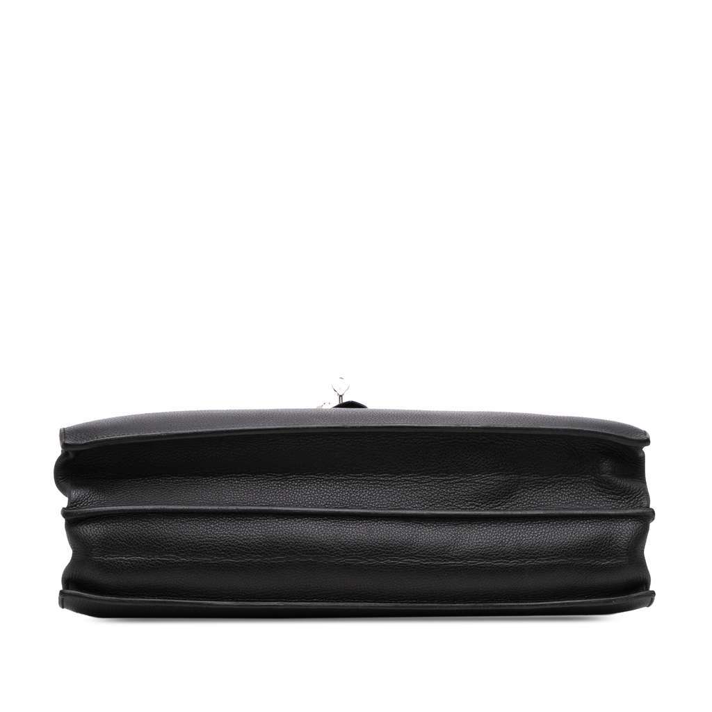 Hermès Togo Sac A Depeches 38 Black Leather Good condition - Inside View