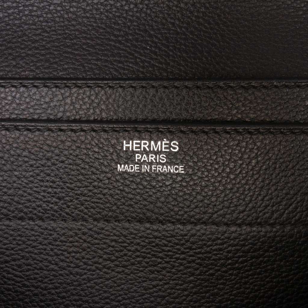 Hermès Togo Sac A Depeches 38 Black Leather Good condition - Box View