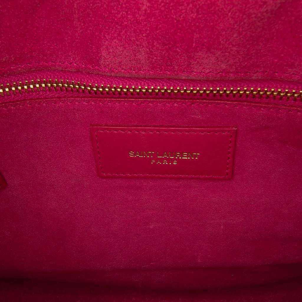 Saint Laurent Leather Chyc Y Ligne Crossbody Pink Leather Good - Box View