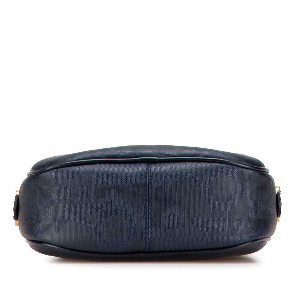 Dior Oblique Trotter Coated Canvas Crossbody Blue Canvas Good condition - Inside View