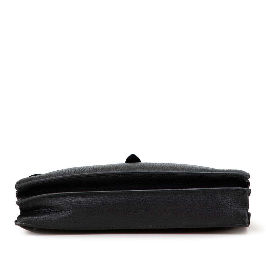 Hermès Togo Sac a Depeches 41 Black Leather Good condition - Inside View