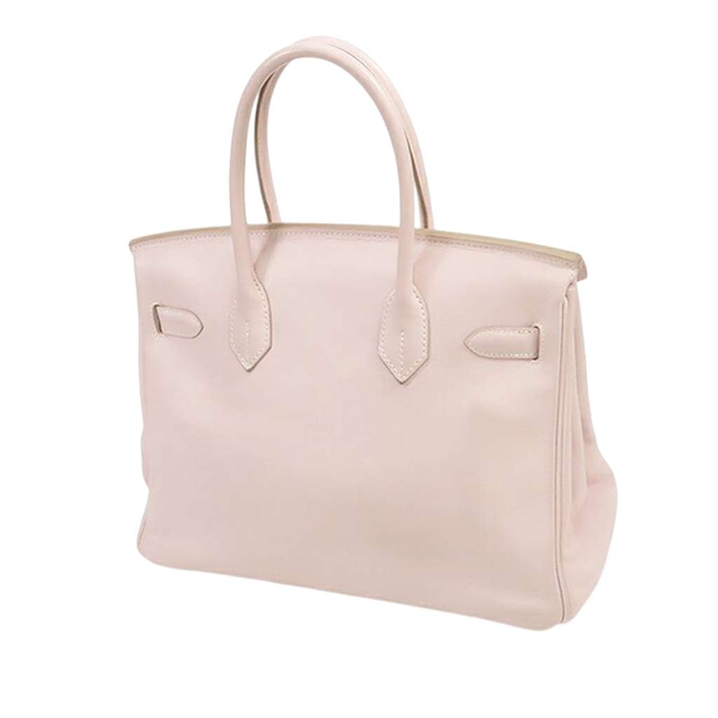 Hermès Swift Birkin Retourne 30 Pink Leather Good condition - Back View
