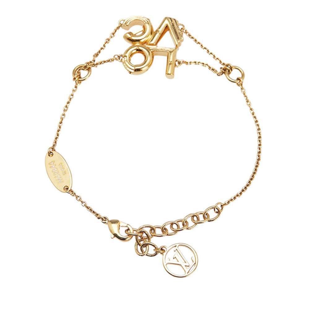 Louis Vuitton Gold Plated Brass LV & Me Love Bracelet Gold Brass Good condition - Inside View