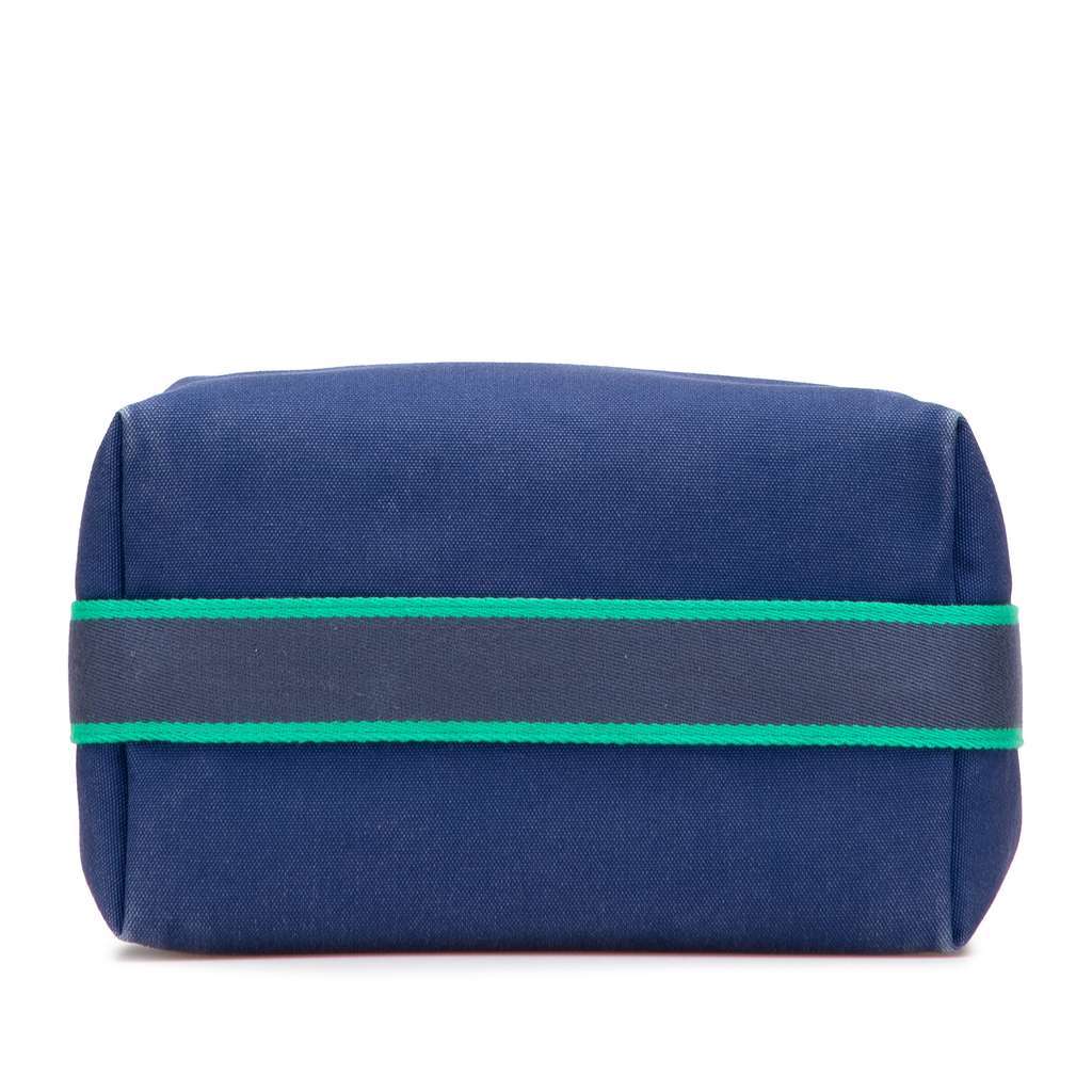 Hermès Small Canvas Bride A Brac Blue Canvas Very good - Inside View