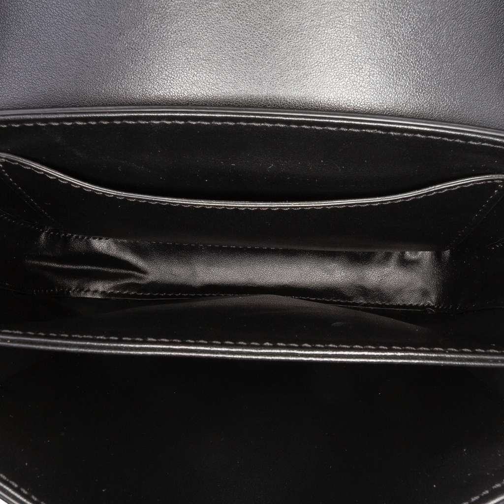 Celine Small Suede Pampille C Bag Black Leather Very good - Model View