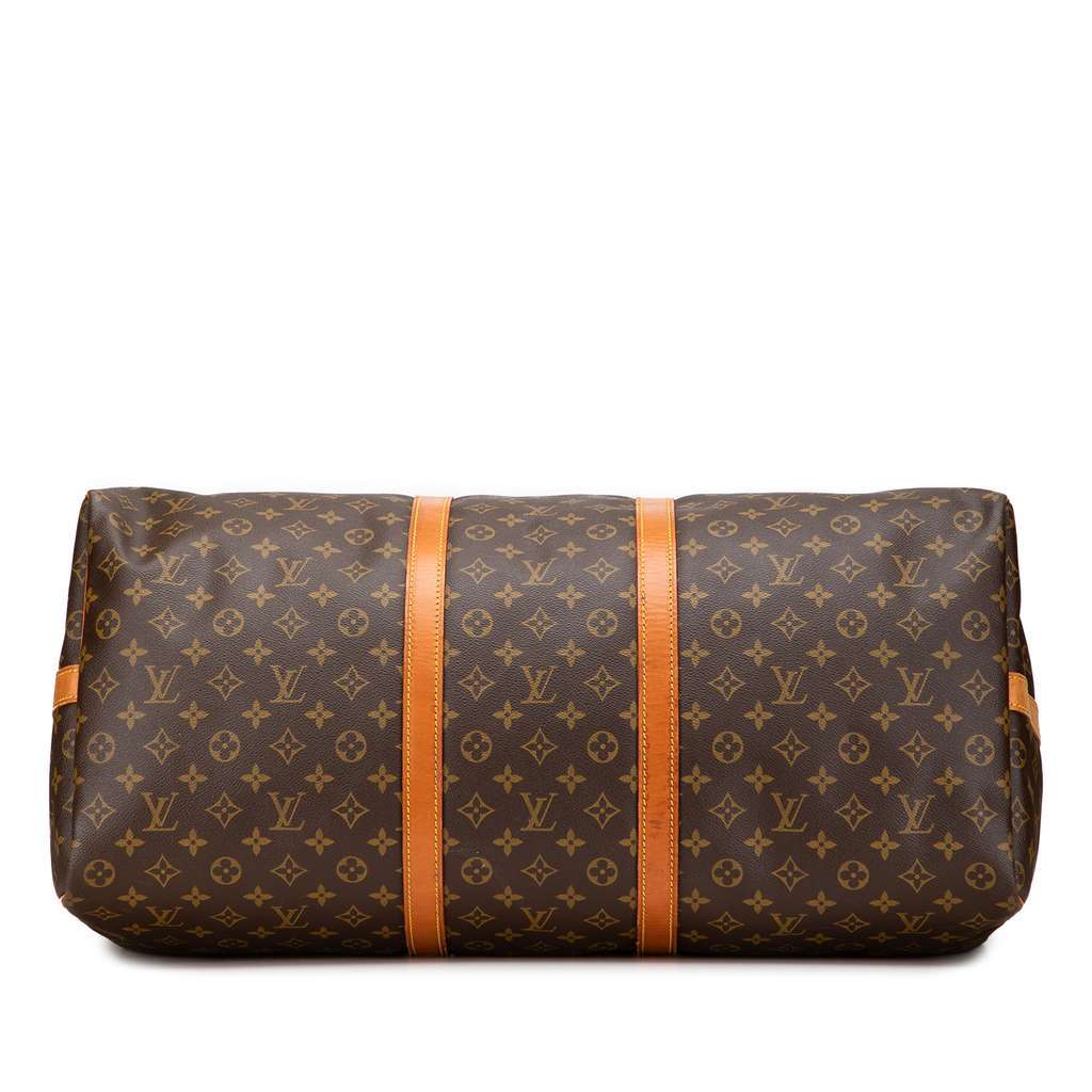 Louis Vuitton Monogram Keepall Bandouliere 60 Brown Fair - Inside View