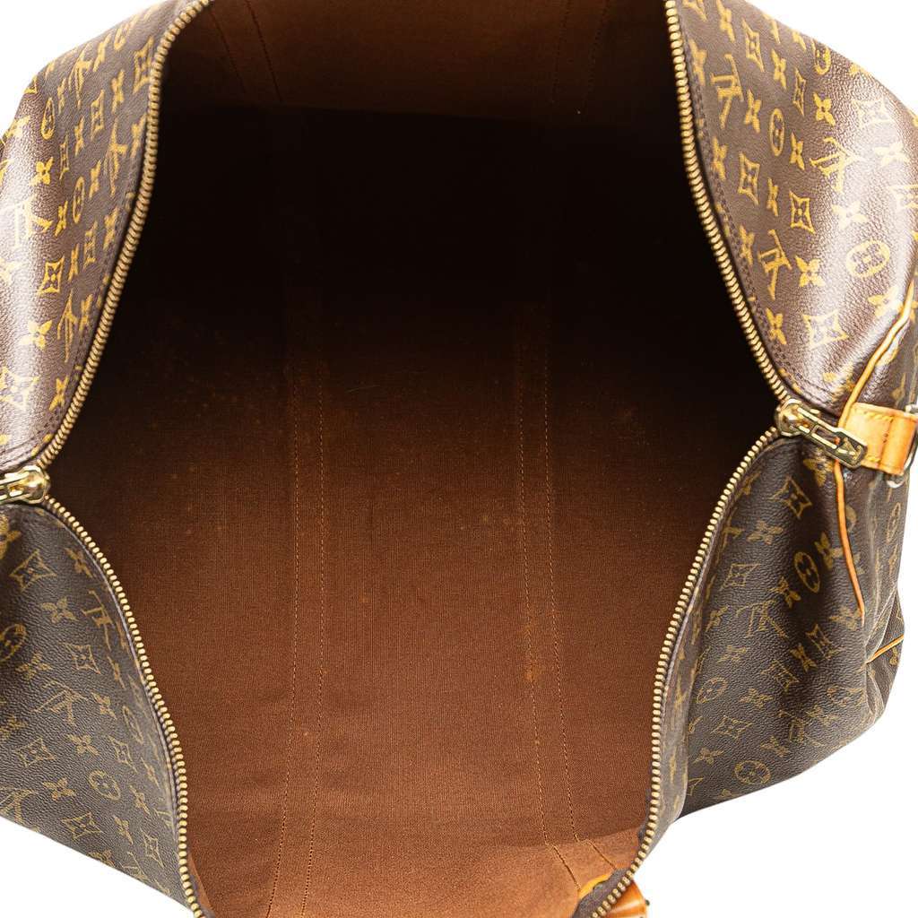 Louis Vuitton Monogram Keepall Bandouliere 60 Brown Fair - Model View