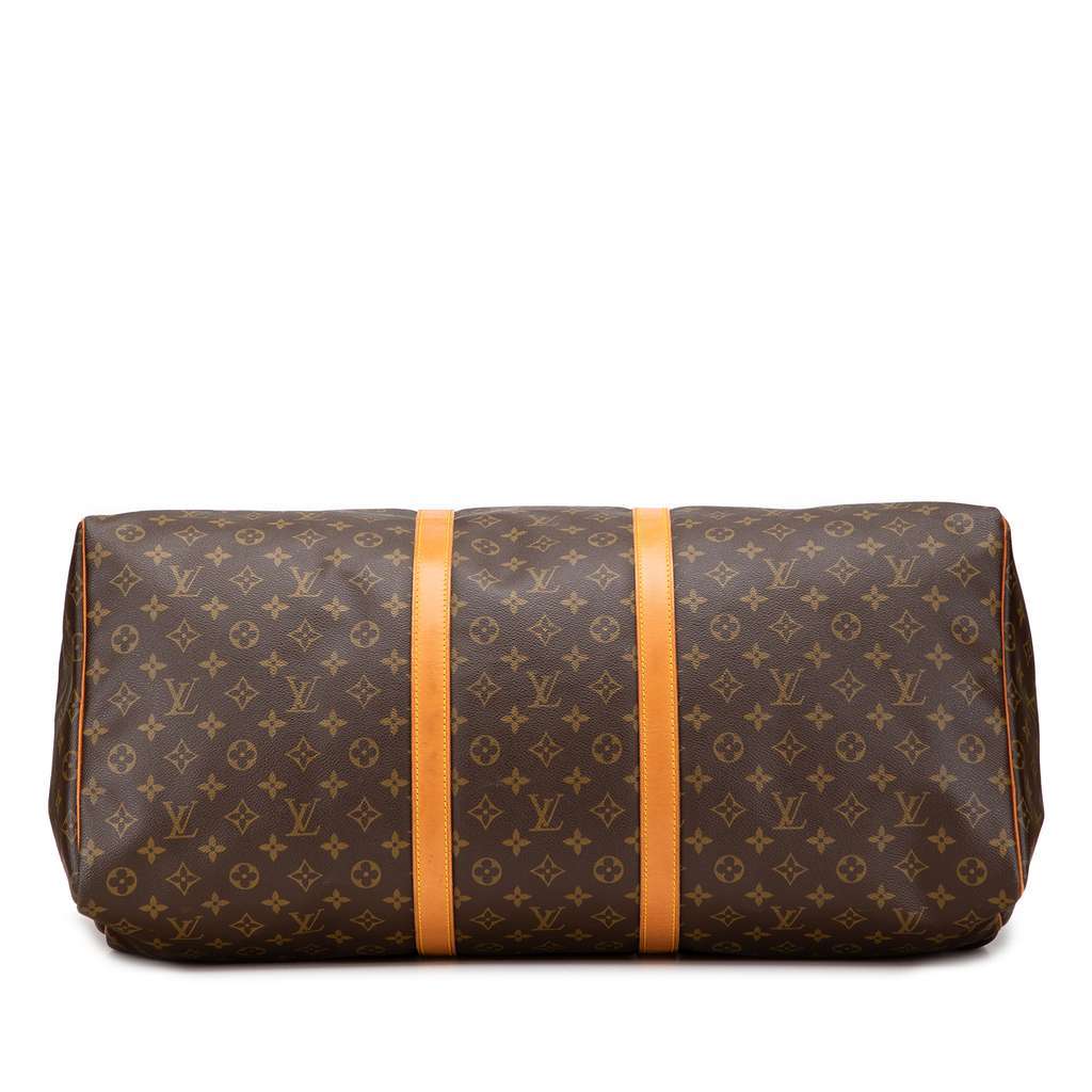 Louis Vuitton Monogram Keepall 60 Brown Fair - Back View