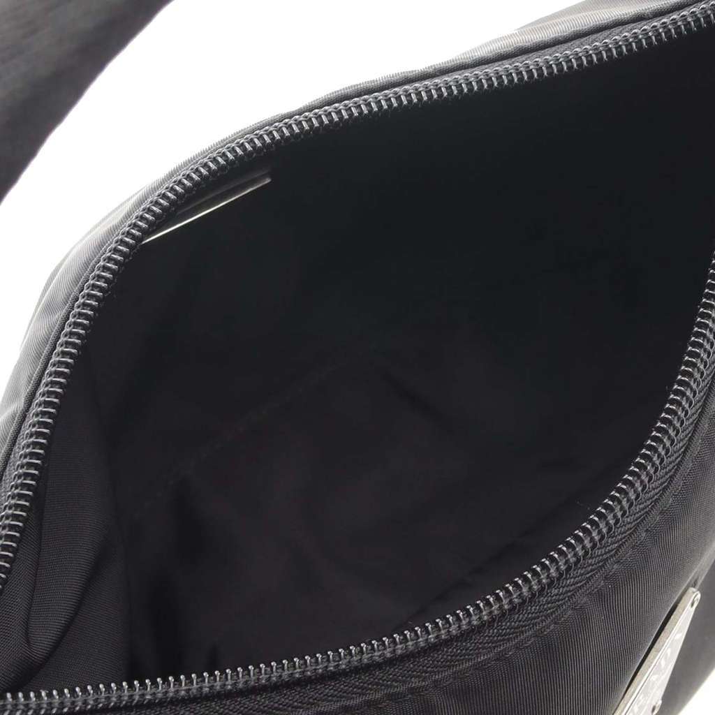 Prada Tessuto Shoulder Bag Black Good - Inside View