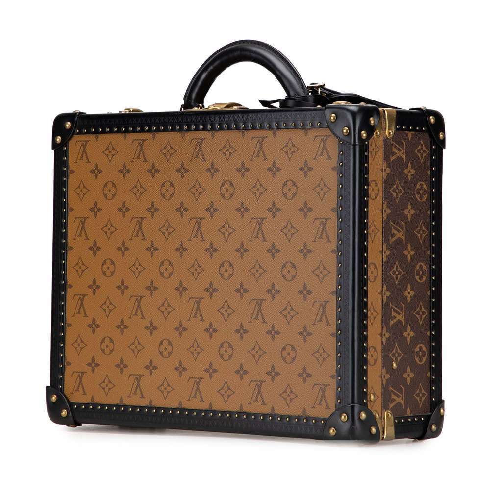 Louis Vuitton Monogram Reverse Cotteville 40 Brown Good - Back View