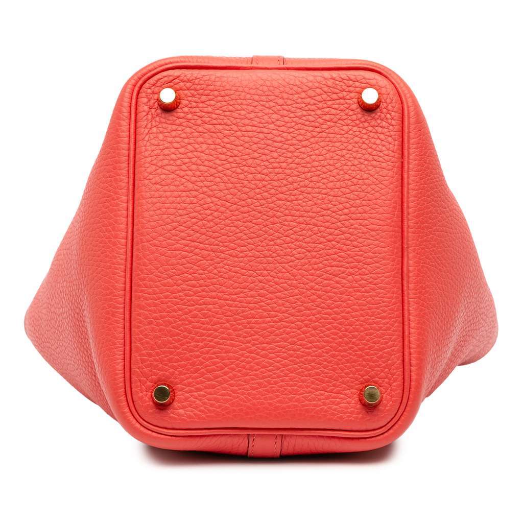 Hermès Clemence Picotin Lock 18 Red Leather Good condition - Inside View
