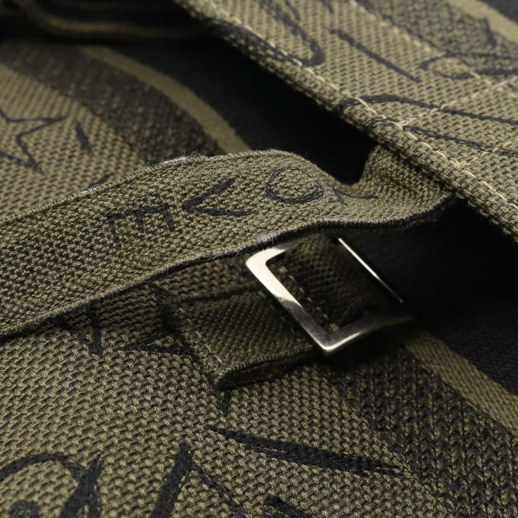 Dior Large Embroidered Canvas Graffiti Diorcamp Messenger Bag Green Canvas Good condition - Box View