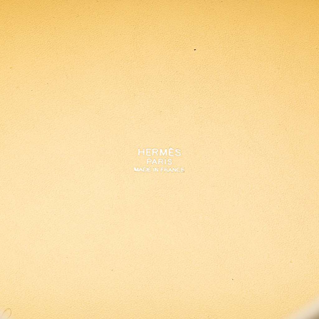 Hermès Toile Goeland and Swift Cargo Picotin Lock 18 Yellow Canvas Good condition - Box View