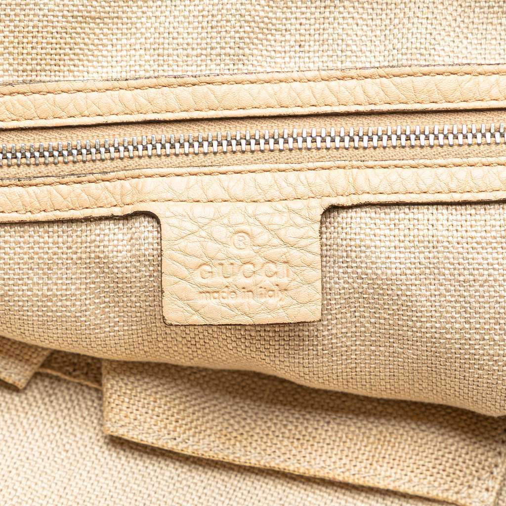 Gucci Large GG Canvas Icon Bit Satchel Brown Canvas Good condition - Box View