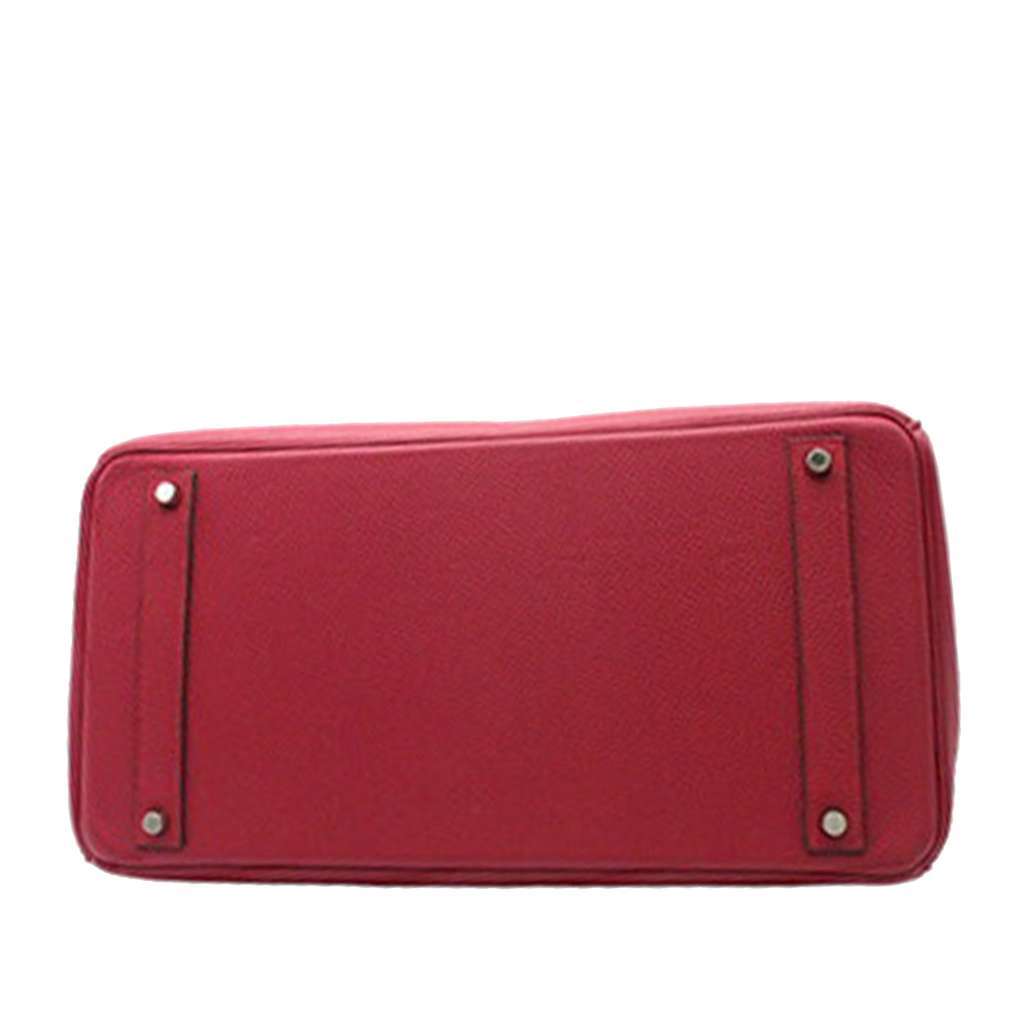 Hermès Togo Birkin Retourne 40 Red Leather Good condition - Inside View