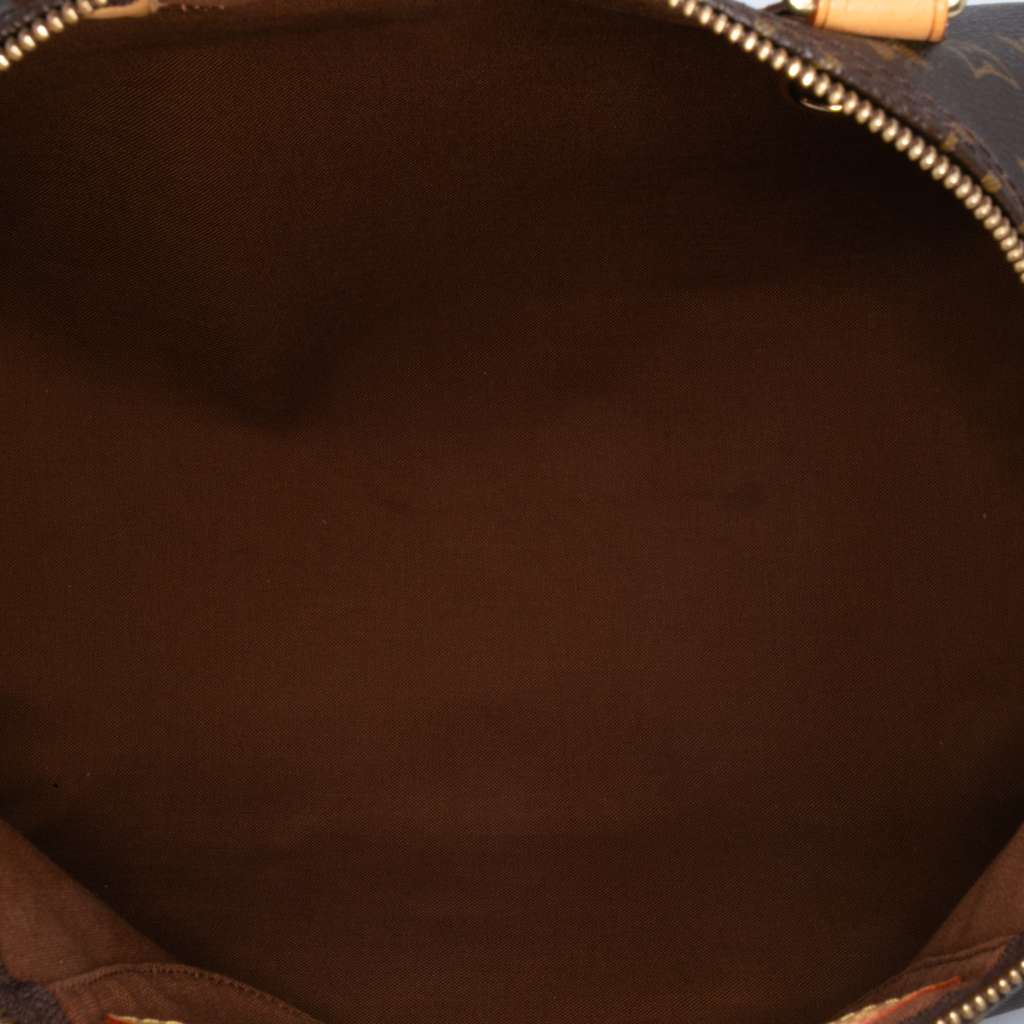 Louis Vuitton Monogram Speedy 35 Brown Canvas Good condition - Model View