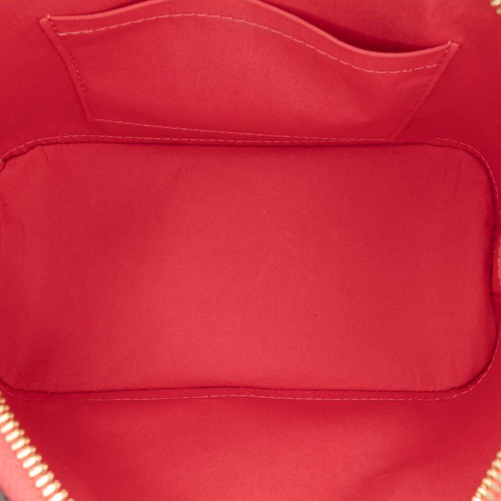 Louis Vuitton Monogram Vernis Alma BB Red Leather Good - Model View