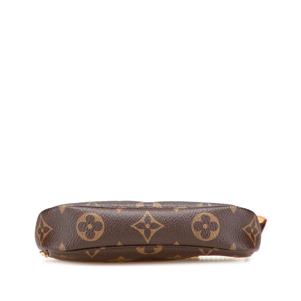 Louis Vuitton Monogram Mini Pochette Accessoires Brown Canvas Very good condition - Inside View