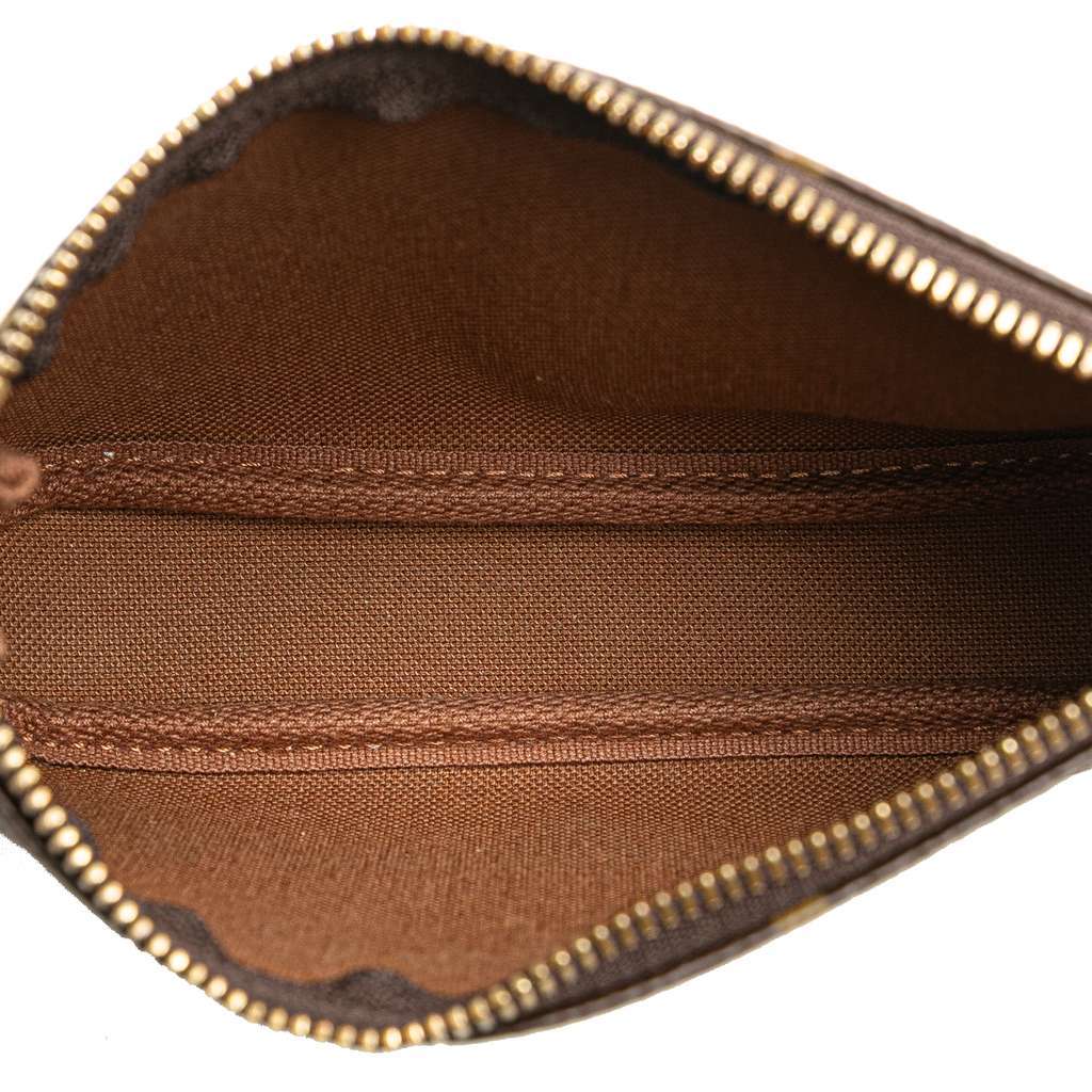 Louis Vuitton Monogram Mini Pochette Accessoires Brown Canvas Very good condition - Model View