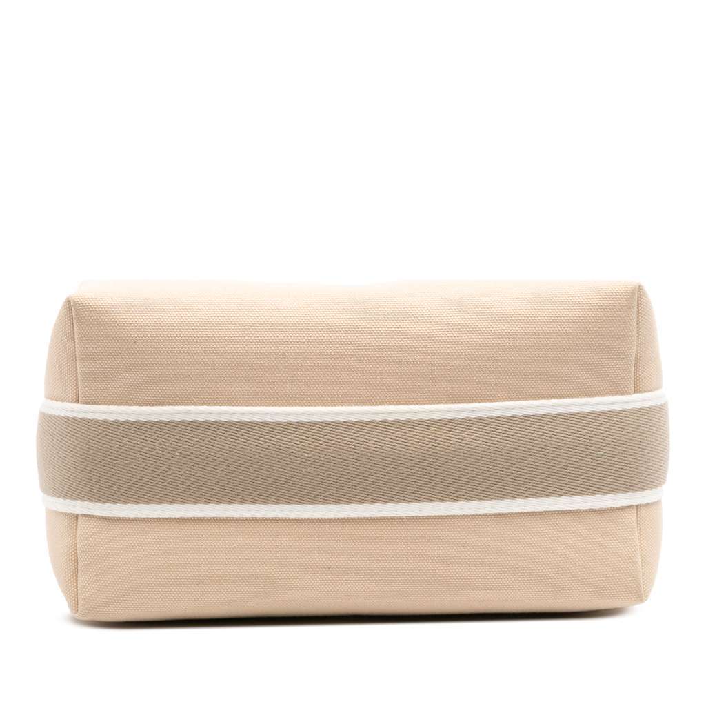 Hermès Small Canvas Bride A Brac Case Brown Canvas Good condition - Inside View