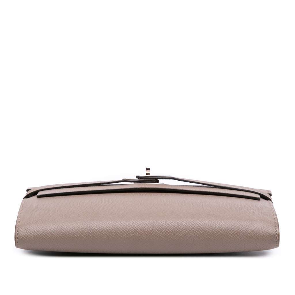 Hermès Epsom Kelly Longue Wallet Brown Leather Good condition - Inside View