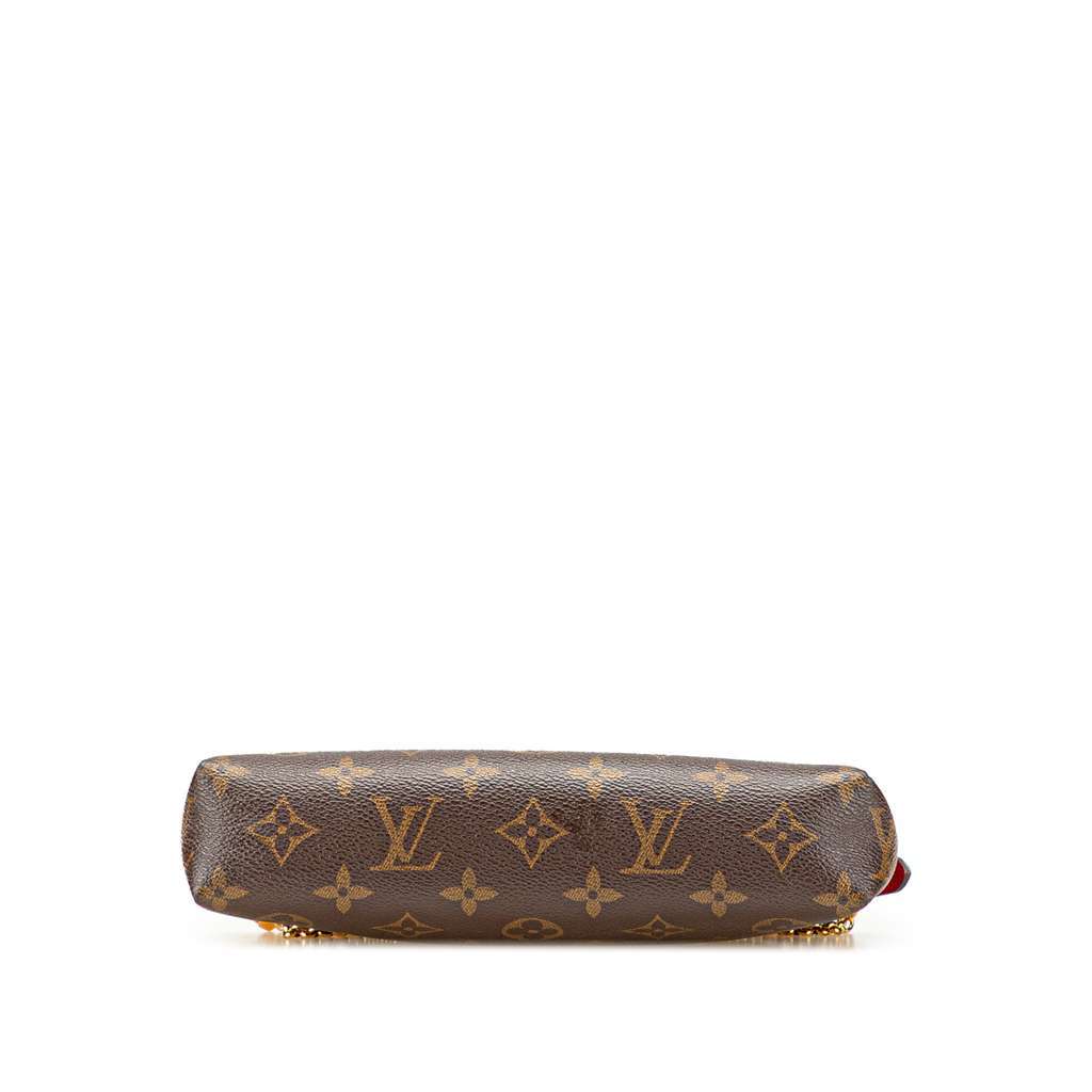 Louis Vuitton Monogram Pallas Clutch Brown Canvas Very good condition - Inside View