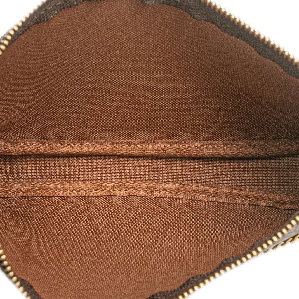 Louis Vuitton Monogram Mini Pochette Accessoires Brown Good condition - Model View