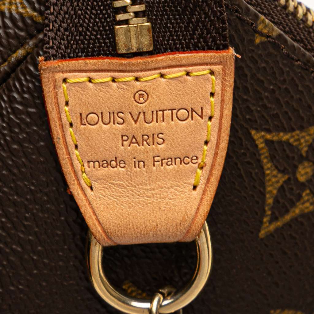 Louis Vuitton Monogram Mini Pochette Accessoires Brown Good condition - Box View