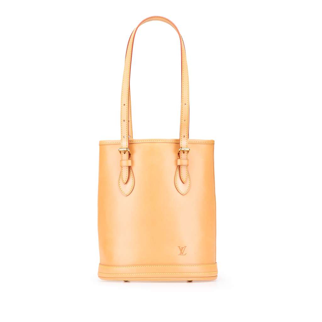 Louis Vuitton Nomade Petit Bucket Brown Leather Very good - Front View