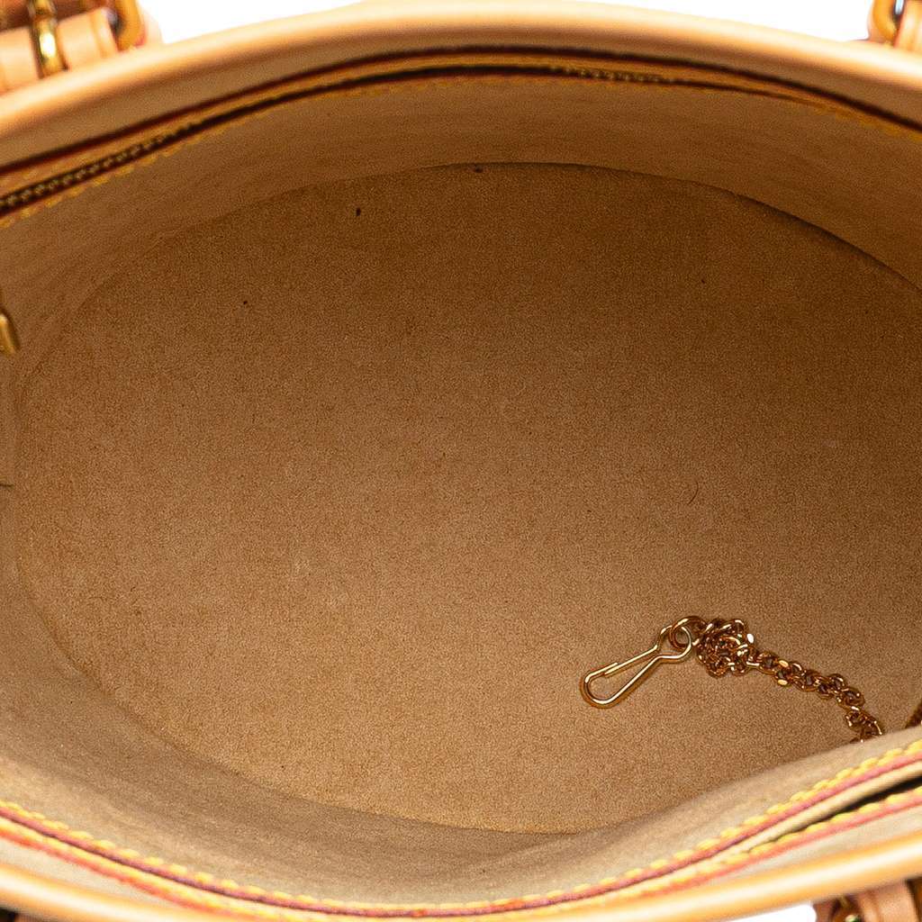 Louis Vuitton Nomade Petit Bucket Brown Leather Very good - Model View