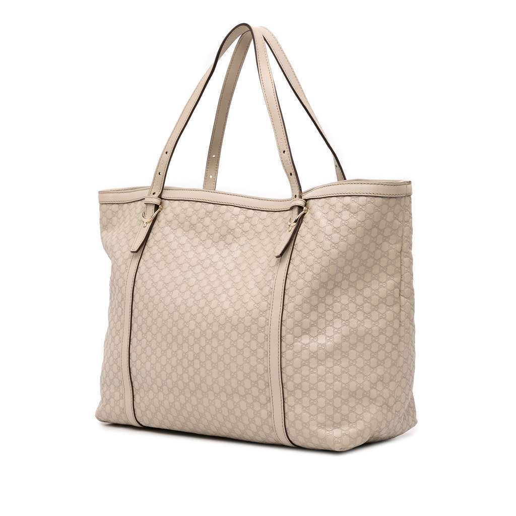 Gucci Microguccissima Nice Tote Brown Leather Good - Back View