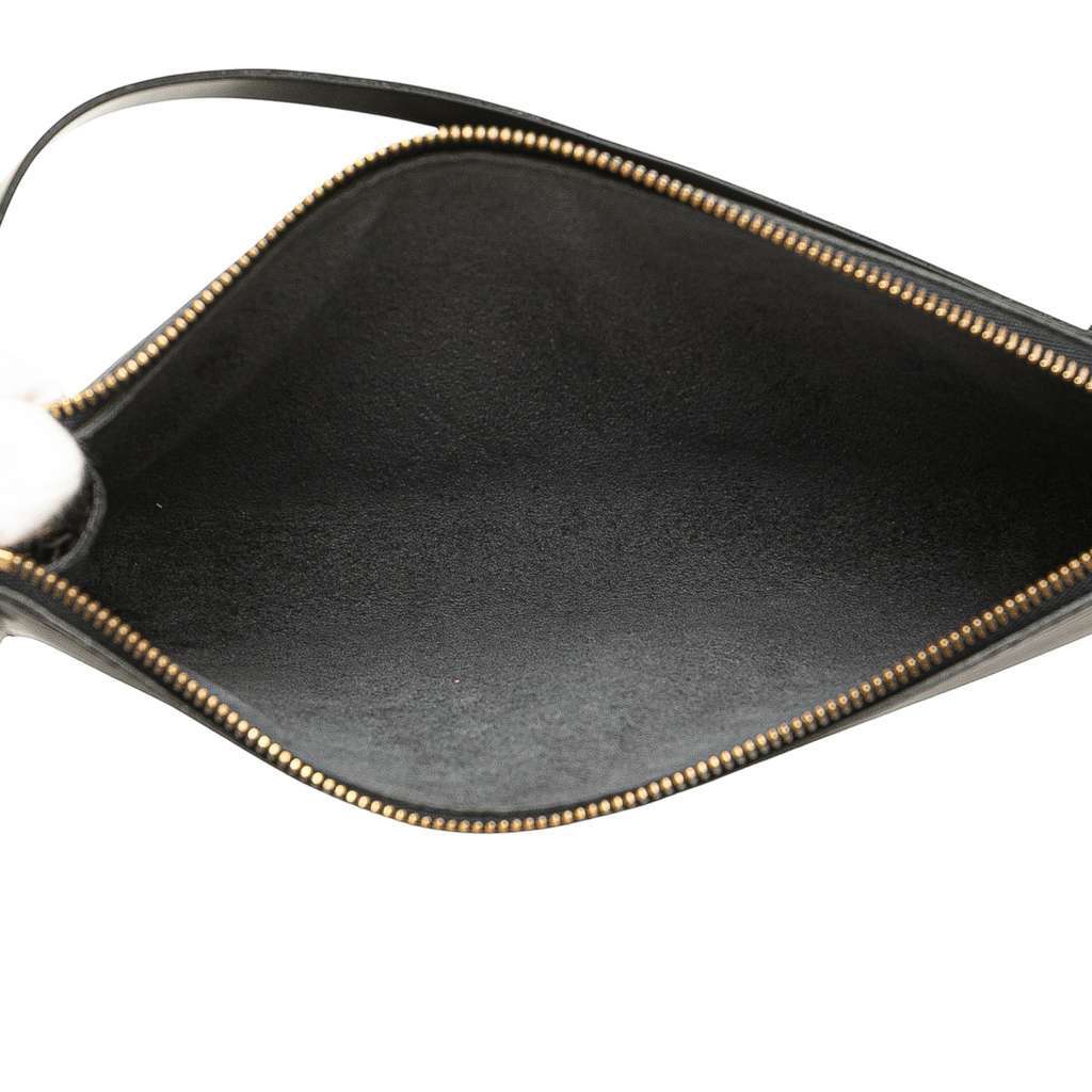 Louis Vuitton Epi Pochette Accessoires Black Leather Good - Model View