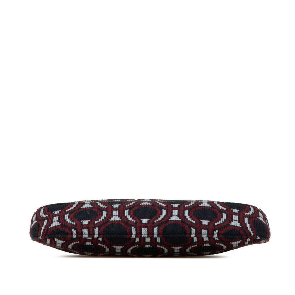 Prada Jacquard Knit Cleo Shoulder Bag Black Jacquard Very good - Inside View