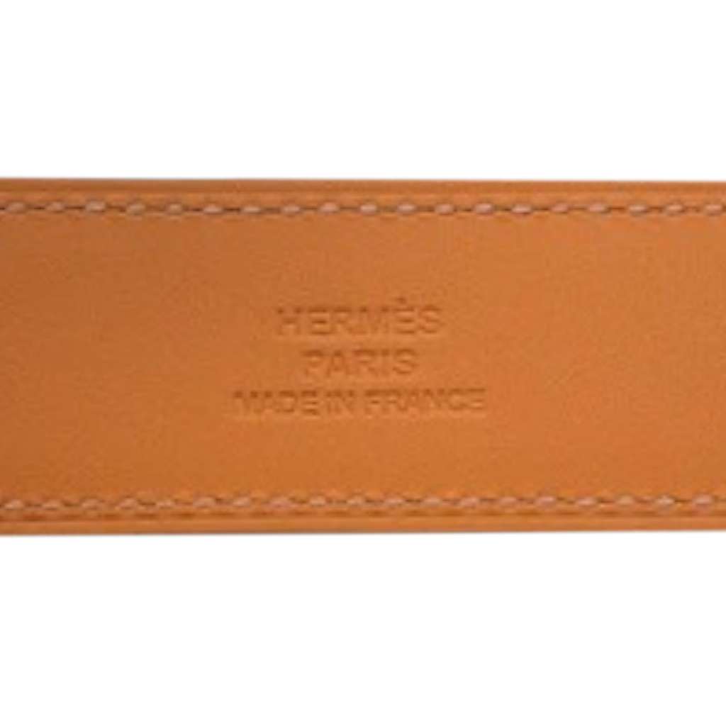 Hermès Collier de Chien 24 Bracelet Yellow Leather Good condition - Box View