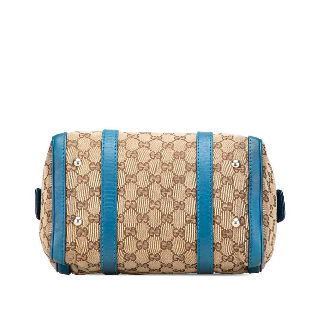 Gucci Small GG Canvas Joy Boston Bag Brown Canvas Good condition - Inside View
