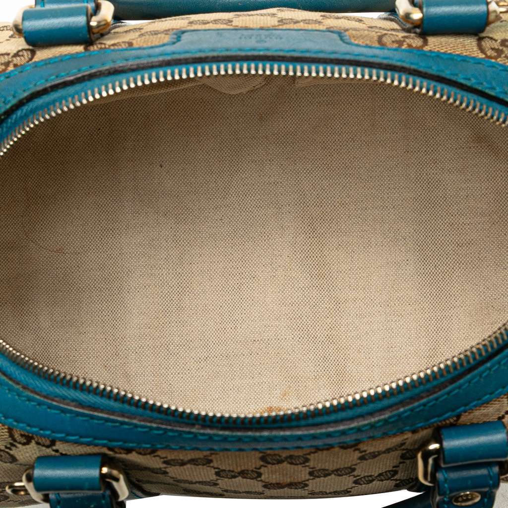 Gucci Small GG Canvas Joy Boston Bag Brown Canvas Good condition - Model View