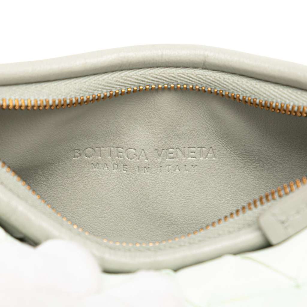 Bottega Veneta Small Bicolor Lambskin Intrecciato Gemelli Bag Grey Leather Very good - Box View