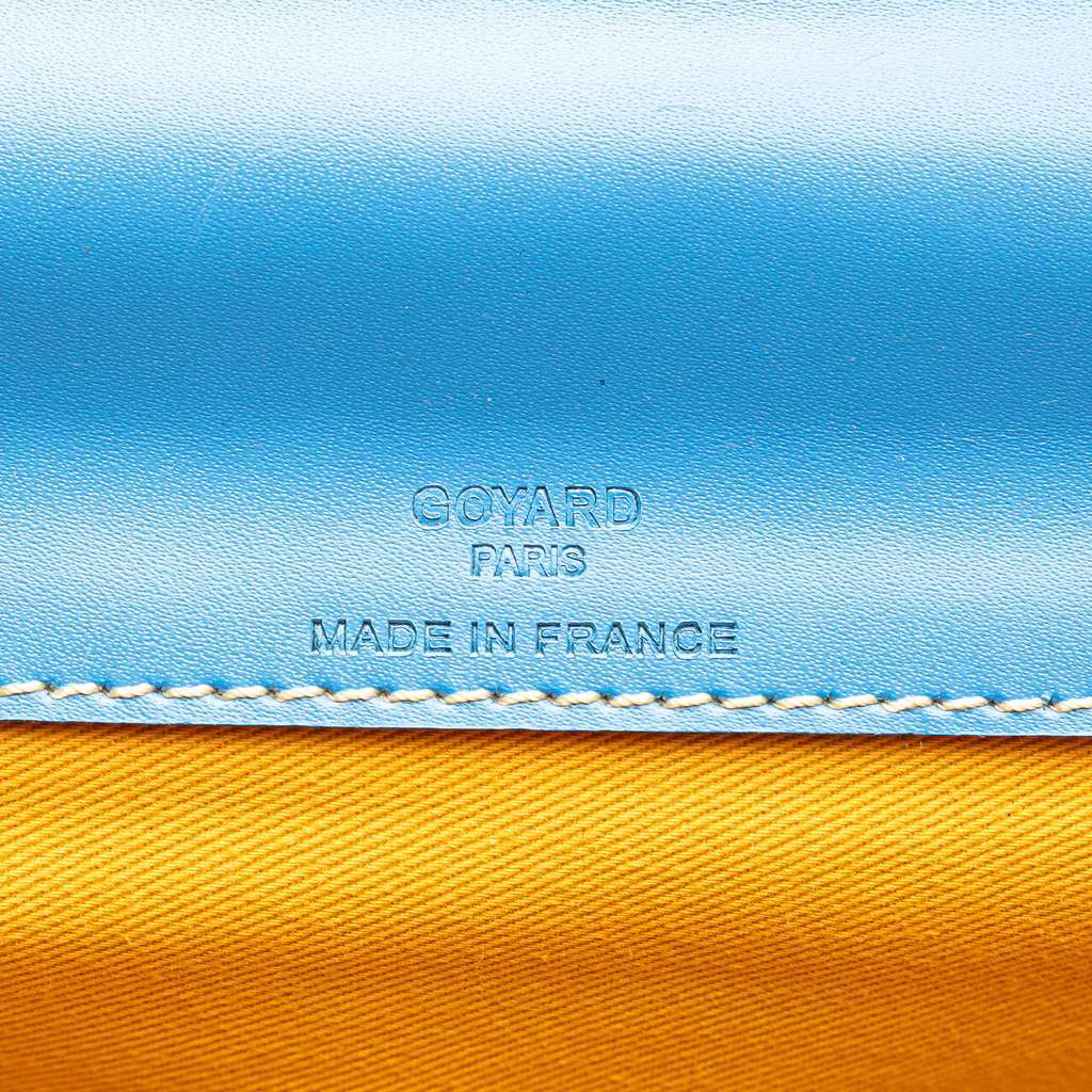 Goyard Goyardine Saint Leger Backpack Blue Canvas Very good condition - Box View