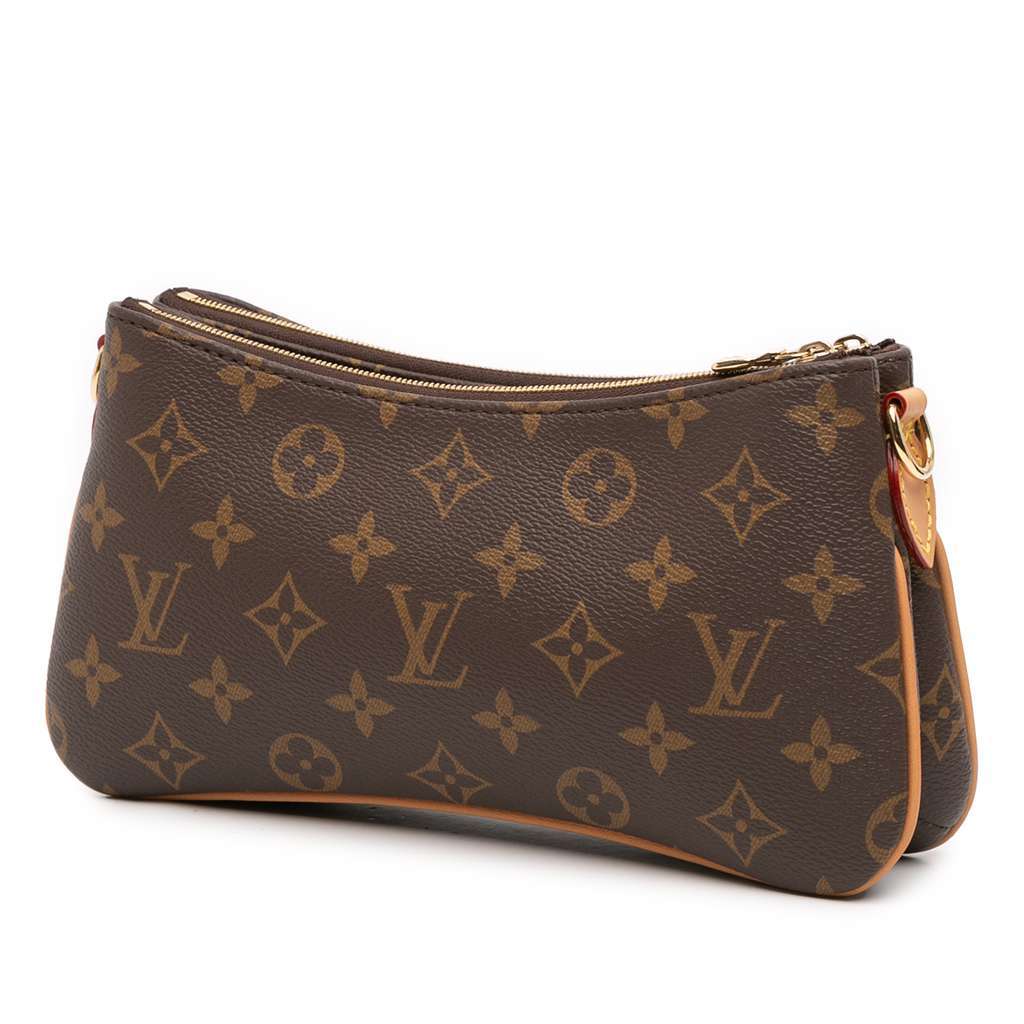 Louis Vuitton Monogram Pochette Liv Brown Good condition - Back View