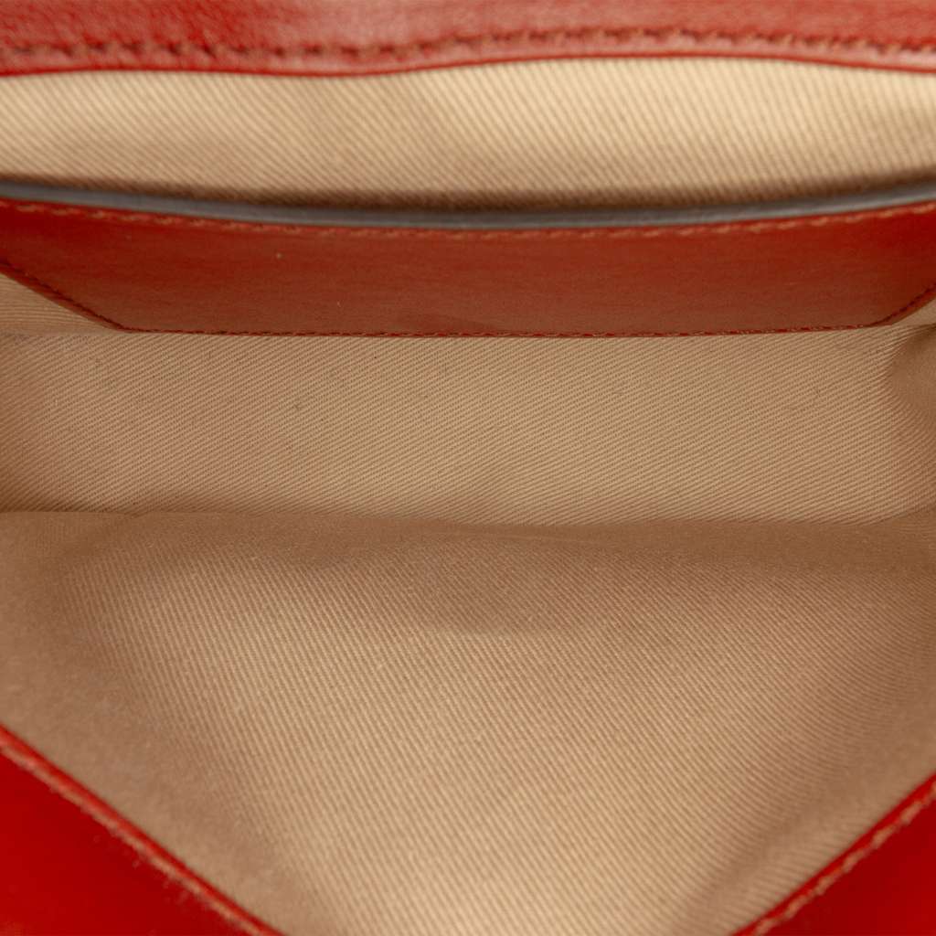 Chloé Mini Leather C Satchel Brown Leather Good condition - Model View