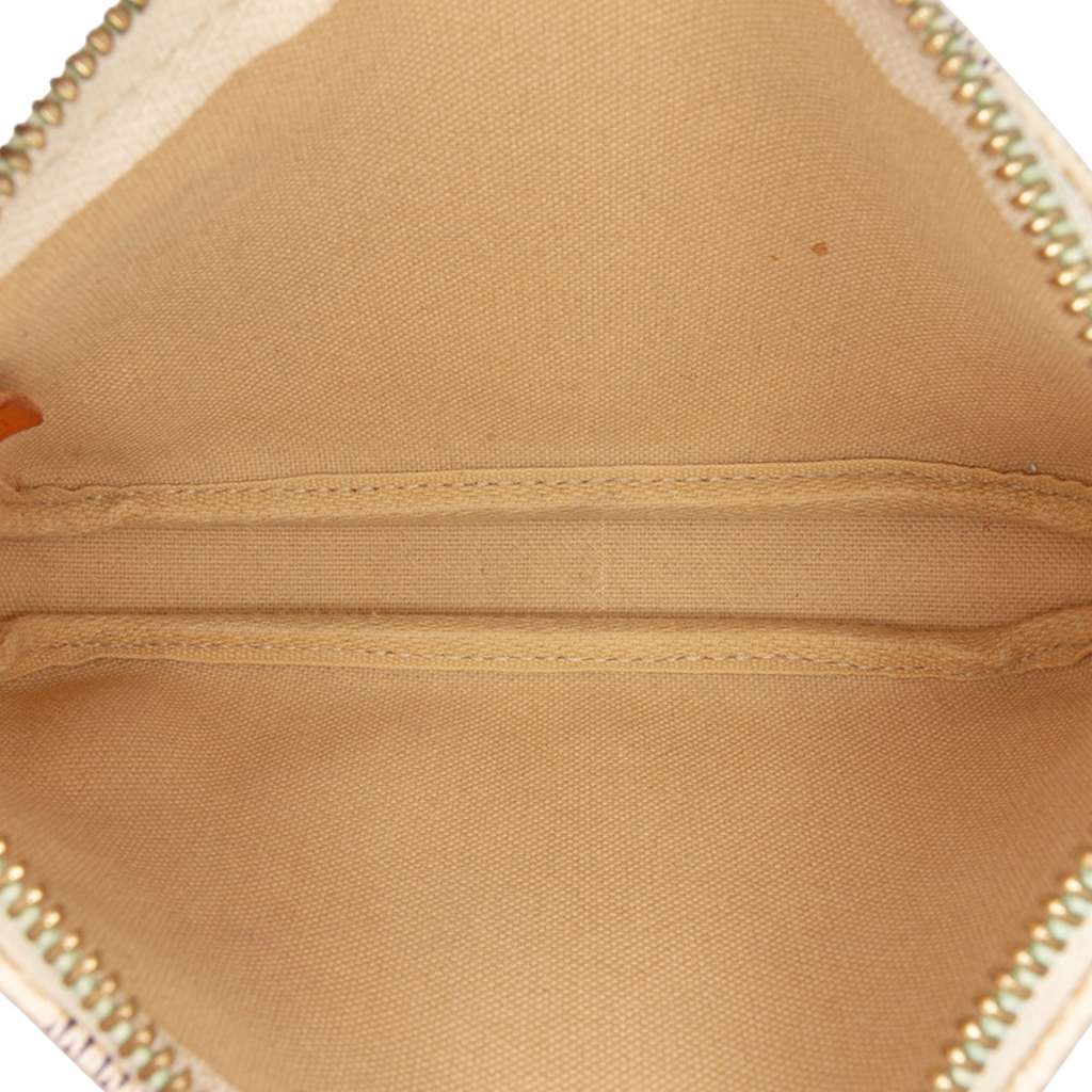 Louis Vuitton Damier Azur Mini Pochette Accessoires White Very good - Model View