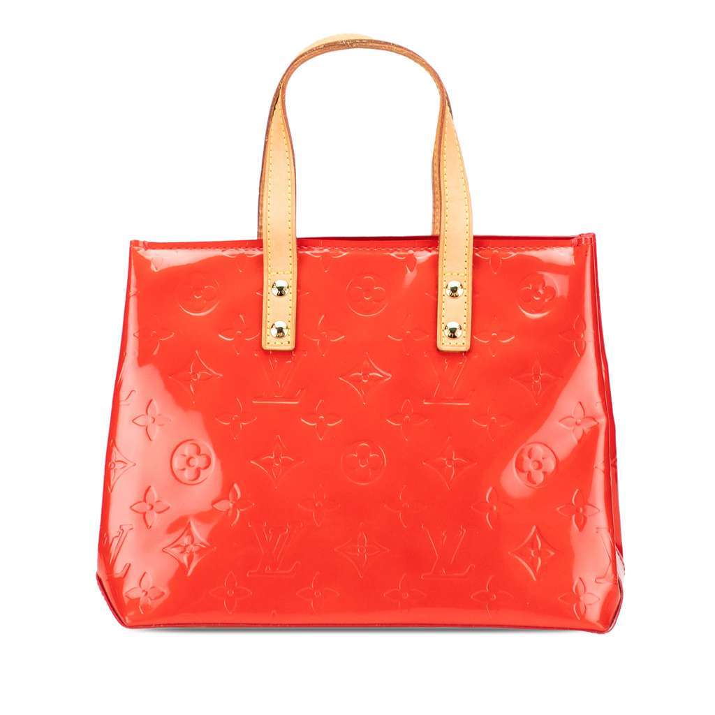 Louis Vuitton Monogram Vernis Reade PM Red Leather Very good - Front View
