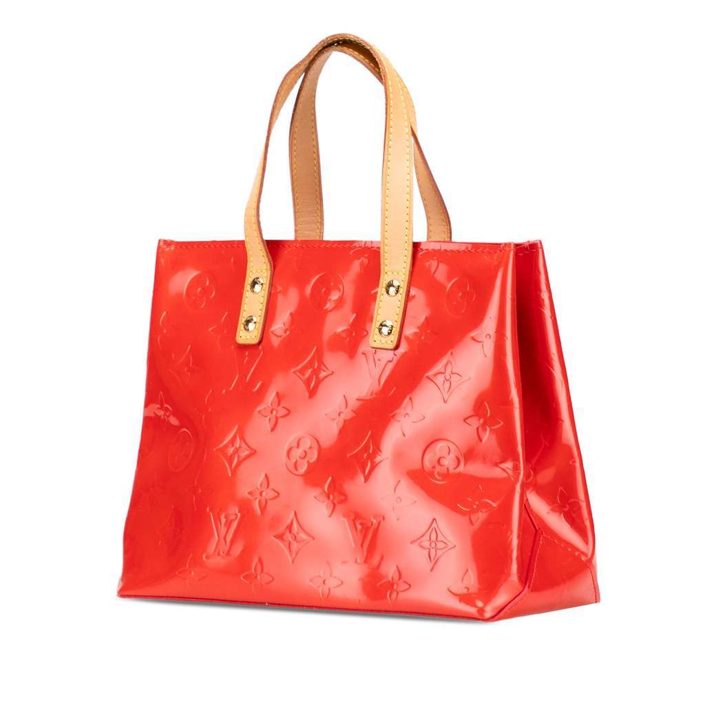 Louis Vuitton Monogram Vernis Reade PM Red Leather Very good - Back View