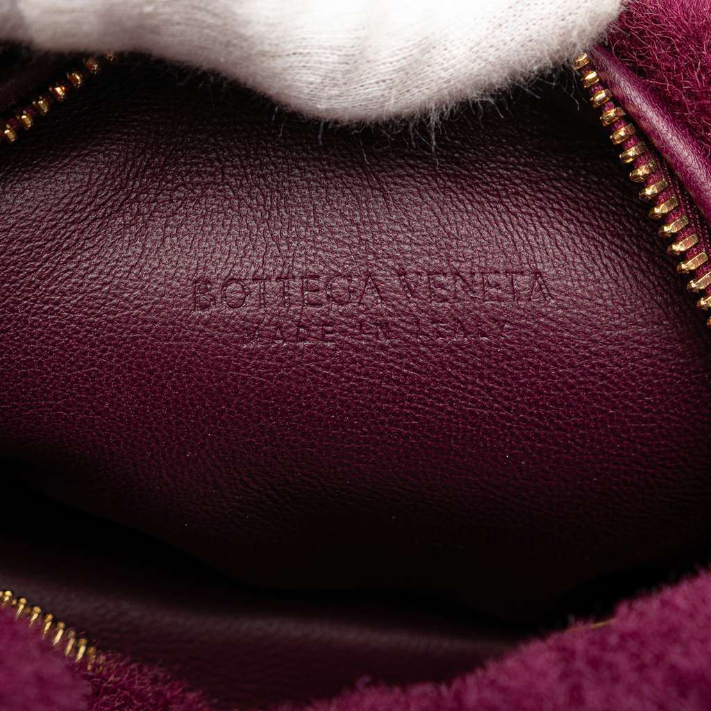 Bottega Veneta Mini Shearling Jodie Purple Very good - Box View