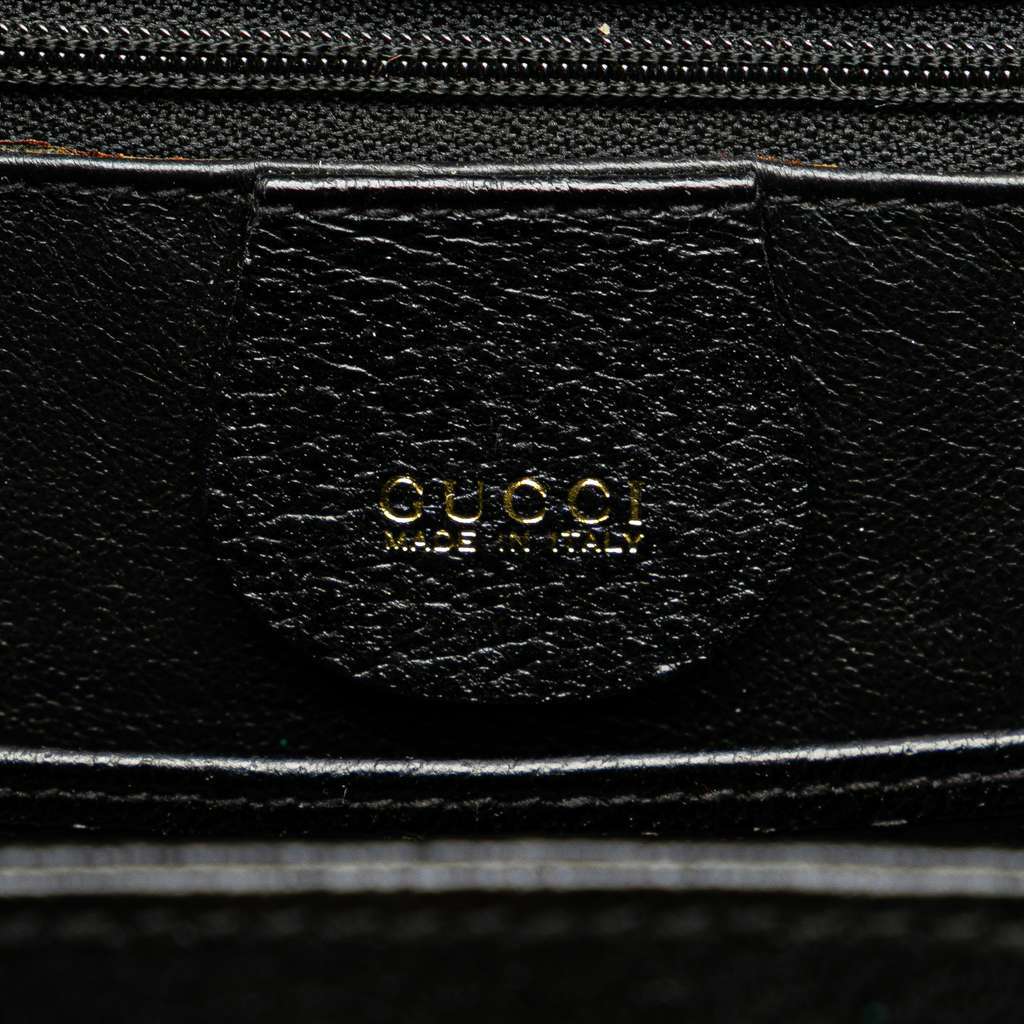 Gucci Calfskin Bamboo Night Black Leather Good - Box View
