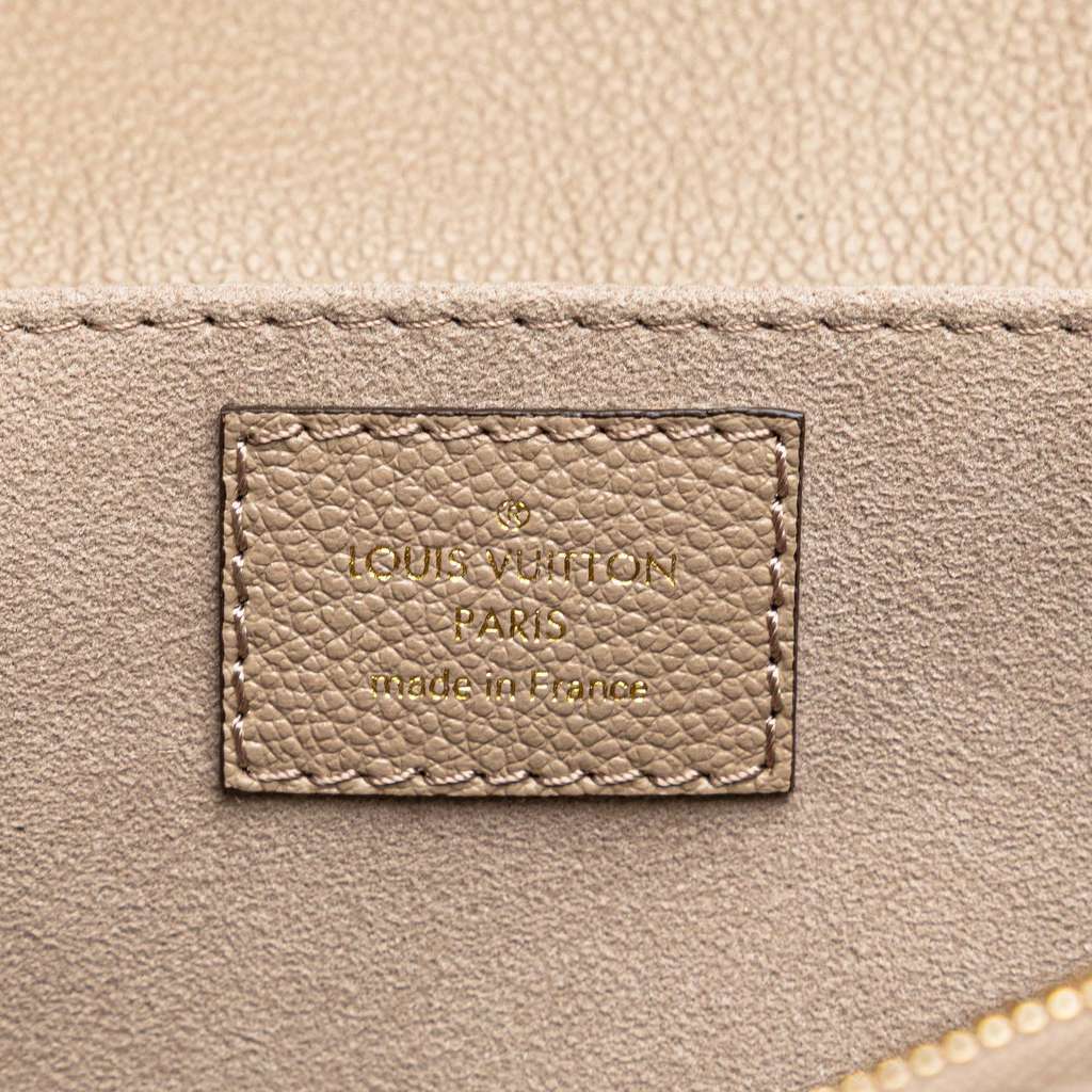 Louis Vuitton Monogram Empreinte Pochette Metis East West Brown Leather Very good condition - Box View