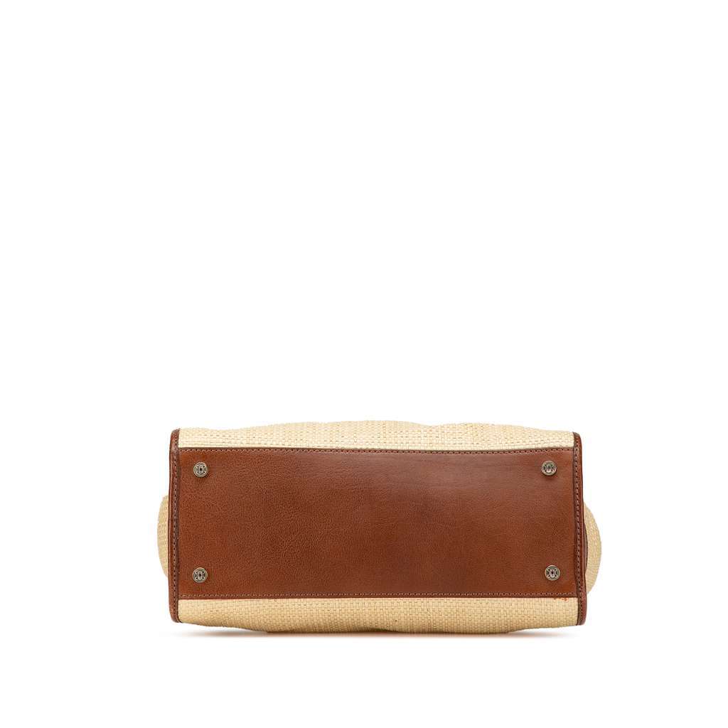 Celine Straw Handbag Brown Very good condition - Inside View