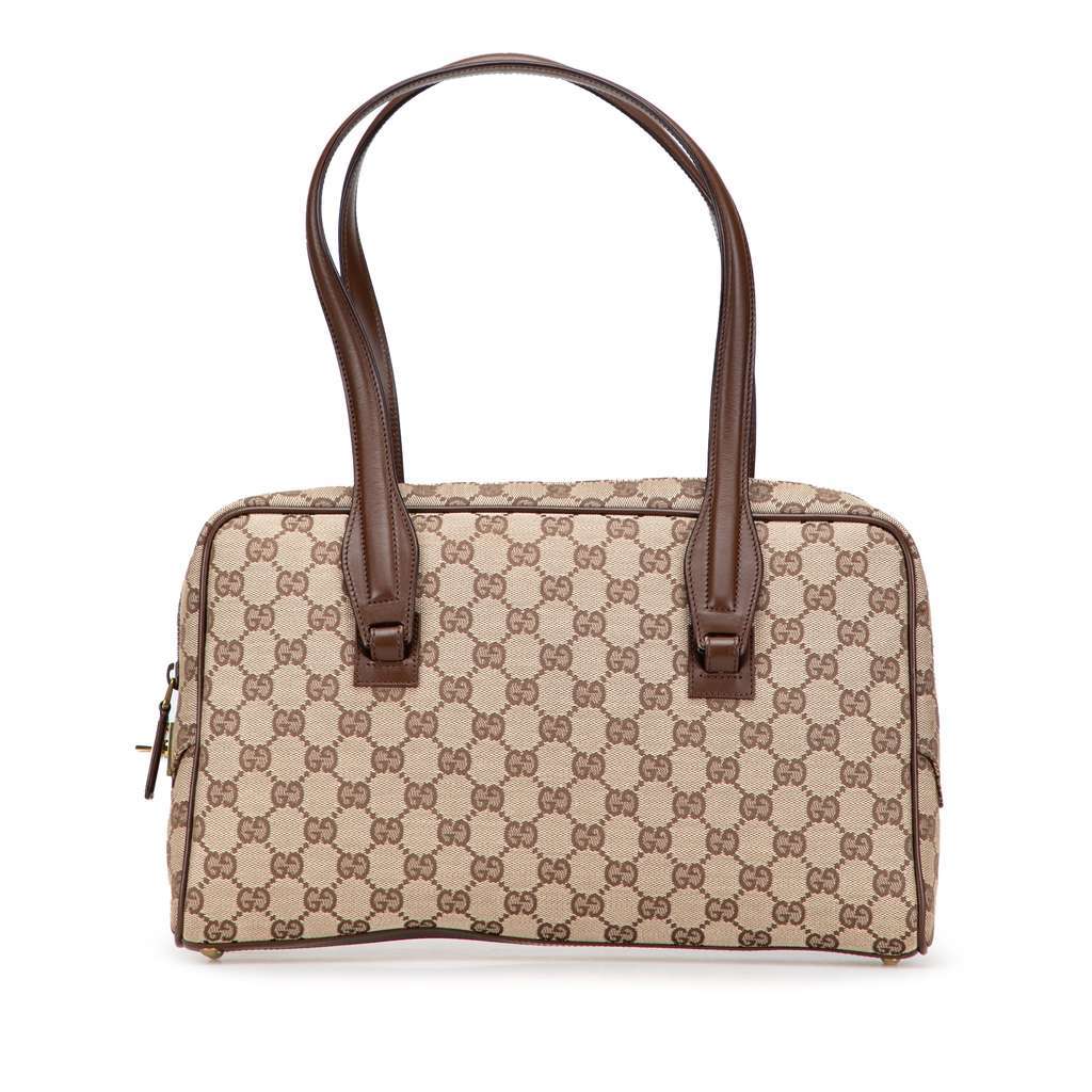 Gucci GG Canvas Shoulder Bag Brown Canvas Very good - Front View